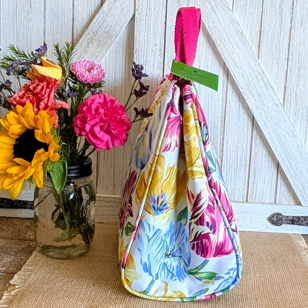 ♠️ NWT Kate Spade New York 🌼 Floral Insulated Lunch Bag/Tote - Picture 3 of 8